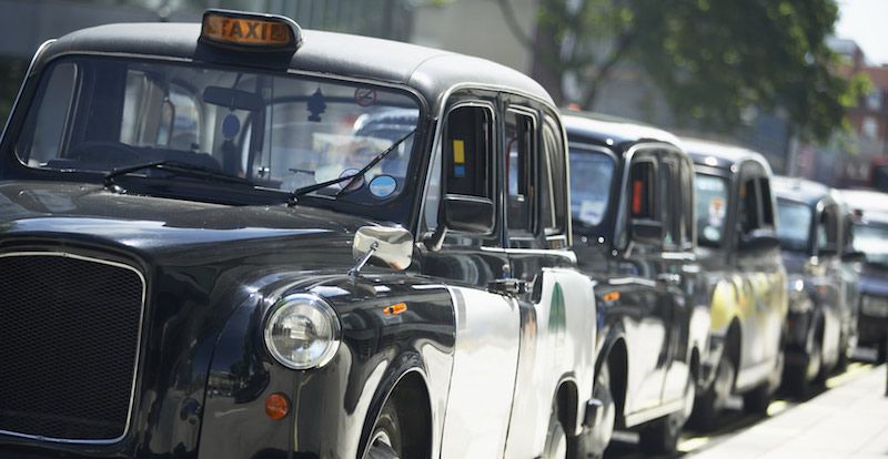A typical London black cab produces far higher levels of emissions than a passenger car
