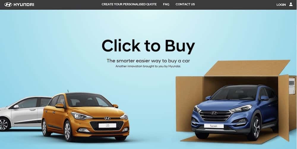 Hyundai Click to Buy a car online (The Car Expert)