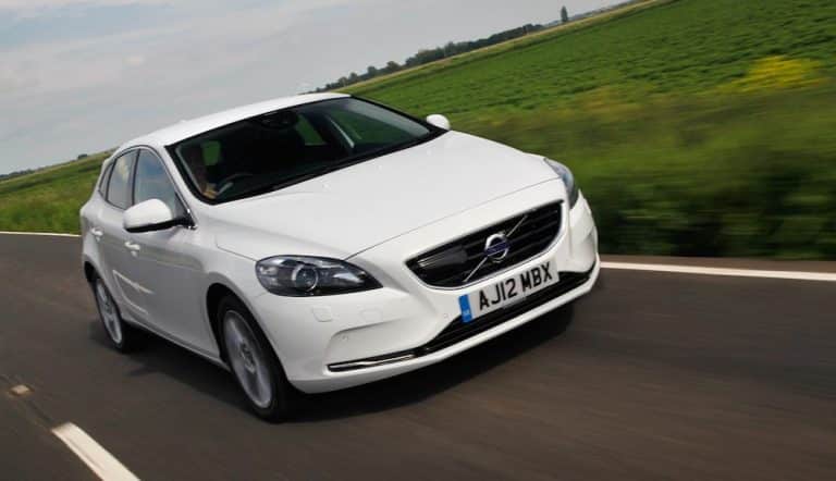 Volvo V40 on the road in the UK