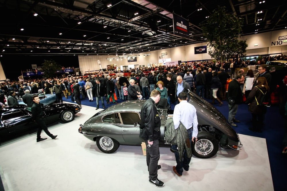 London Classic Car Show 2015, Jaguar E-Type by Eagle
