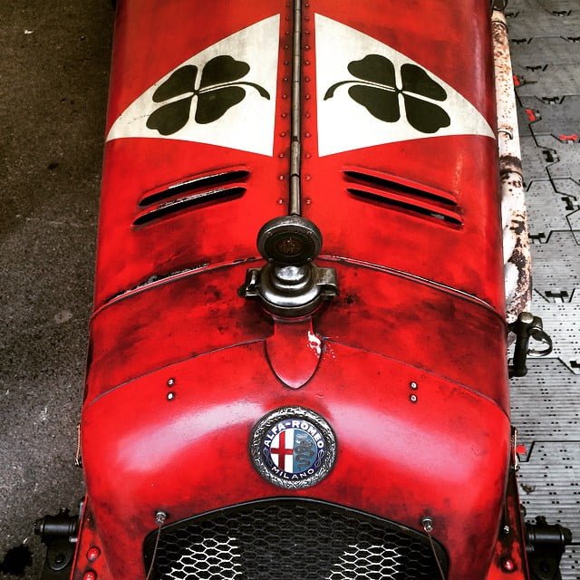 Beautifully original and unrestored Alfa Romeo 8C 2600 at the 73rd Goodwood Members' Meeting