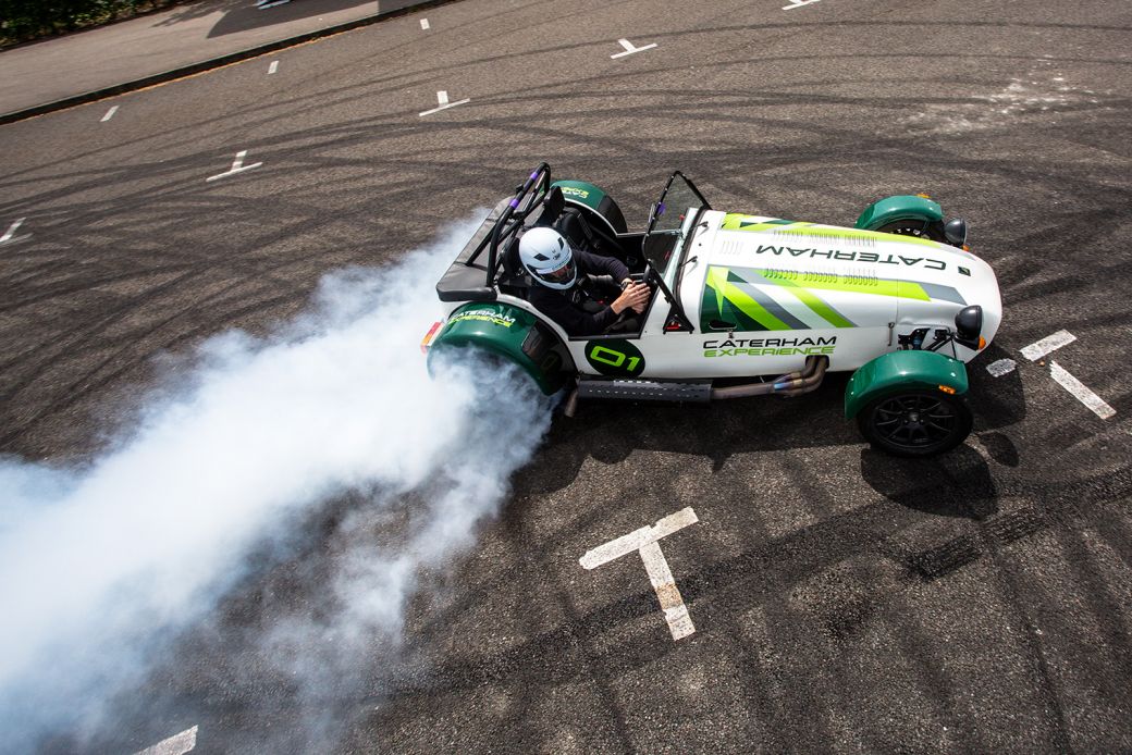 Caterham drifting experience at Silverstone