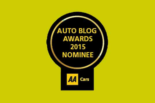 AA Cars Auto Blog Awards 2015