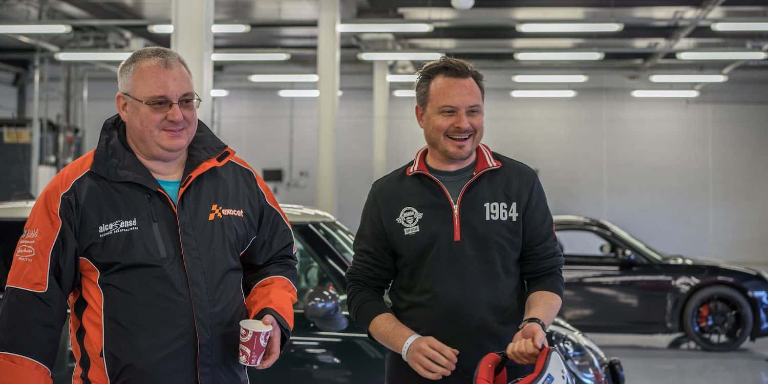Stuart from The Car Expert and Dr. Bob from FAST Exocet at Silverstone