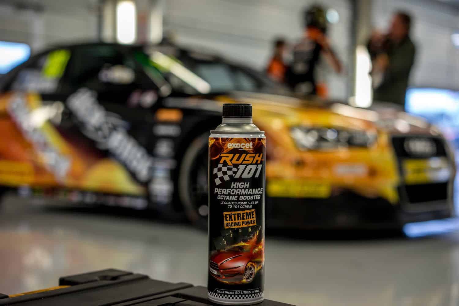 Exocet Rush 101 in front of Rob Austin's Audi BTCC racer