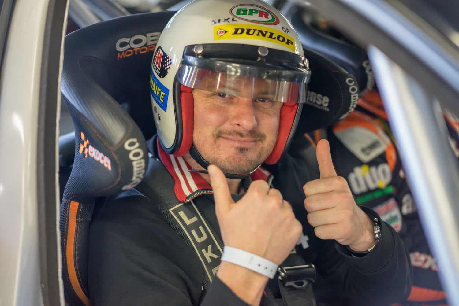Stuart from The Car Expert is ready to hit the track with Rob Austin in his Exocet BTCC Audi A4