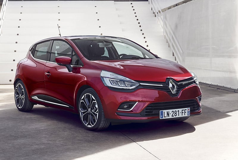 Red Renault Clio