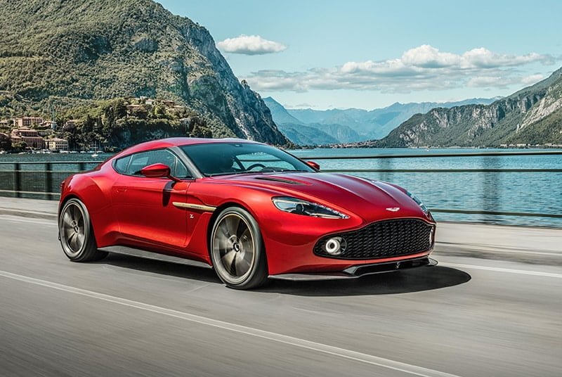 Red Aston Martin Vanquish