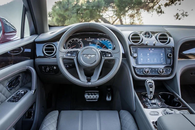Bentley Bentayga dashboard