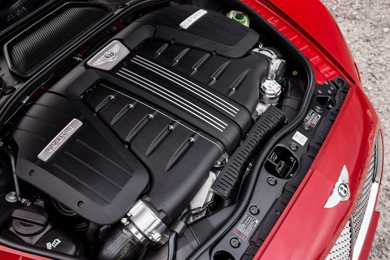 Bentley Continental GT Speed 2016 6.0-litre W12 engine