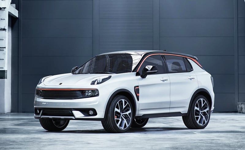 The 01, an SUV, is Lynk & Co's launch model.