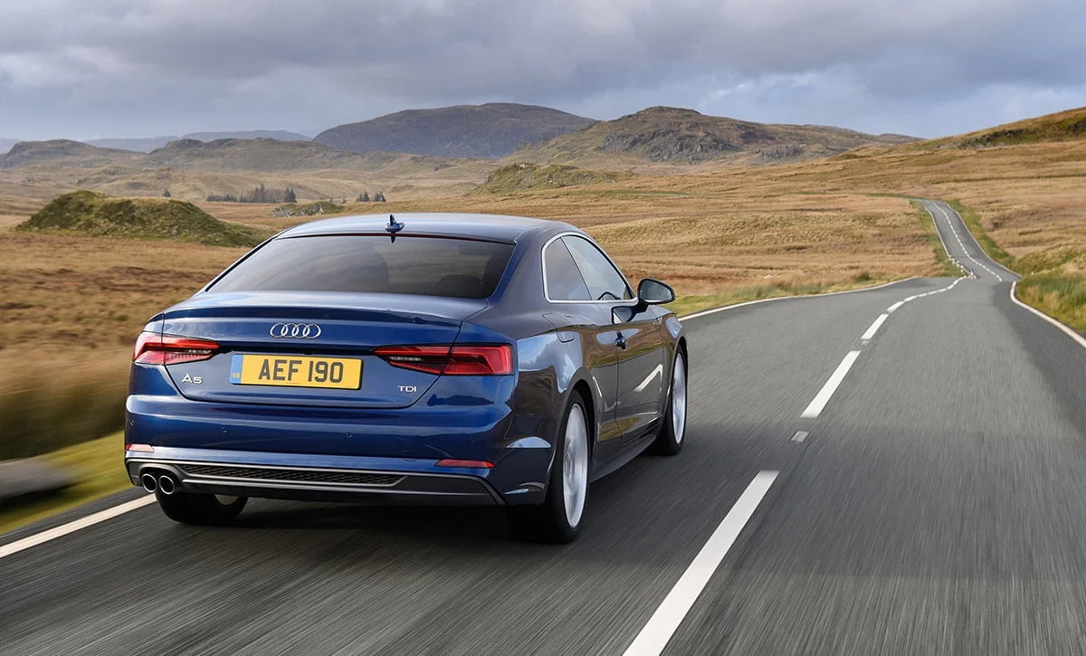 Audi-A5-rearonroad