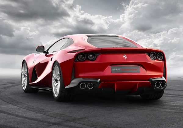 Ferrari 812 Superfast rear 3/4