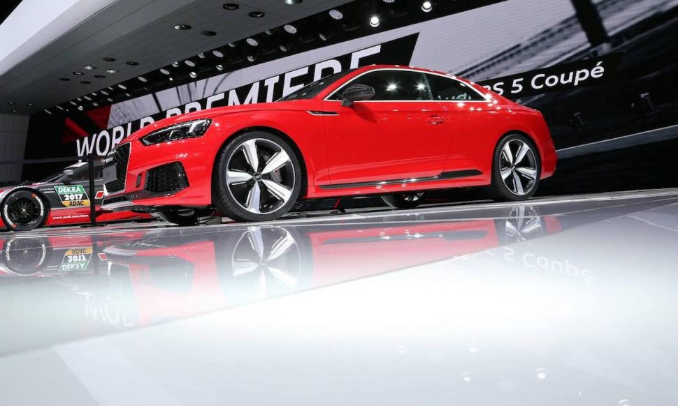 Audi RS5 at the 2017 Geneva motor show