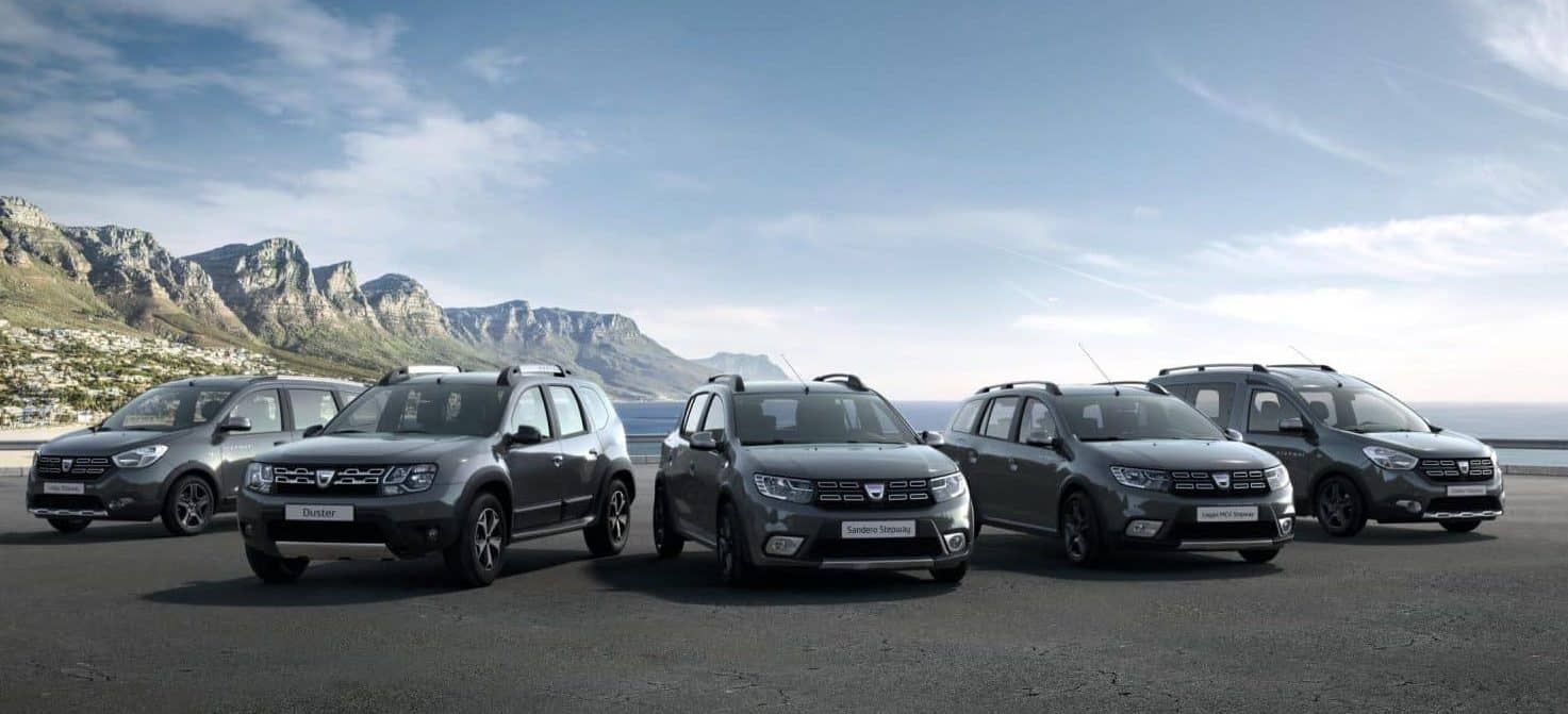 The Dacia Summit Special Editions include the Duster, Sandero Stepway and New Logan MCV Stepway