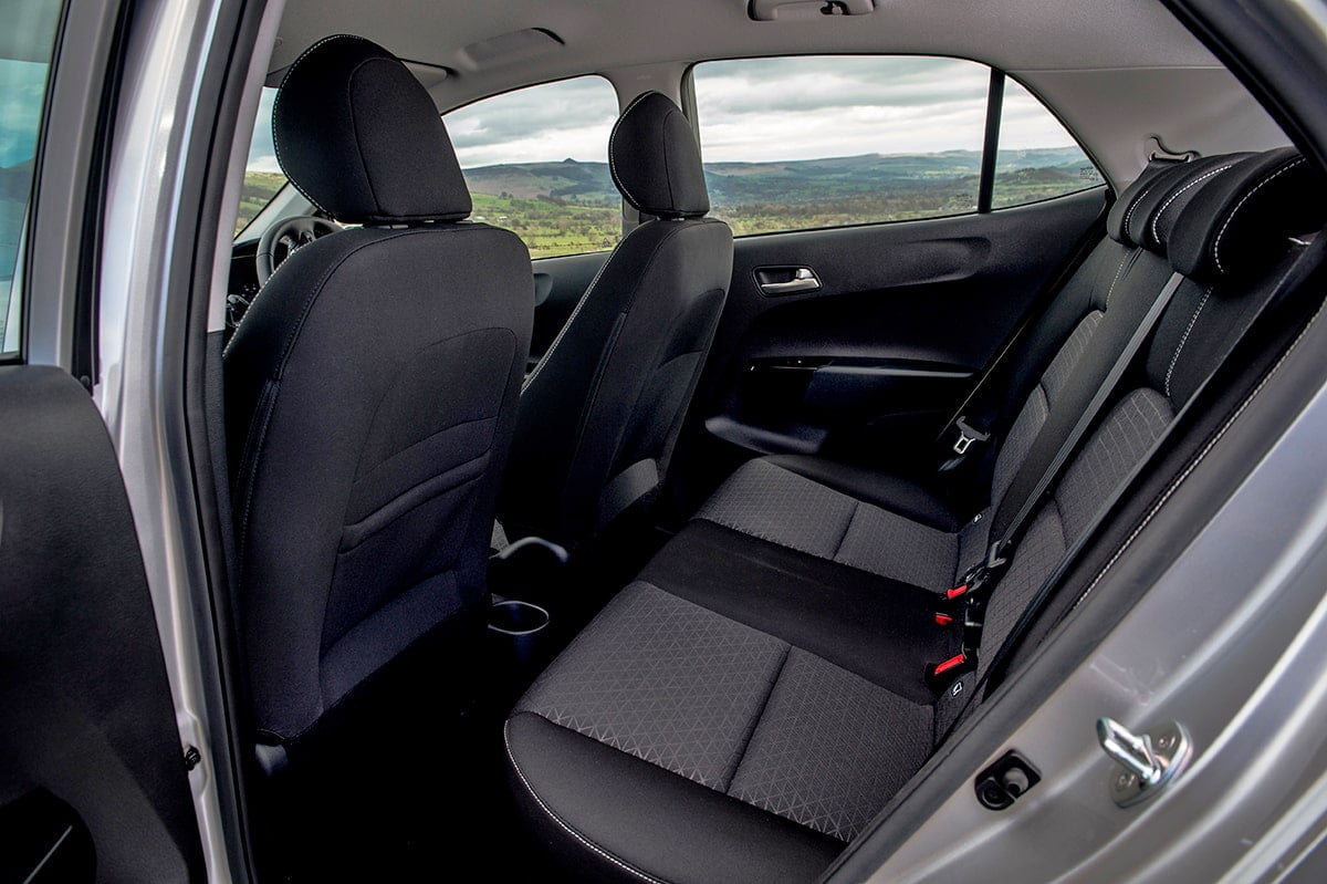 Kia Picanto rear cabin