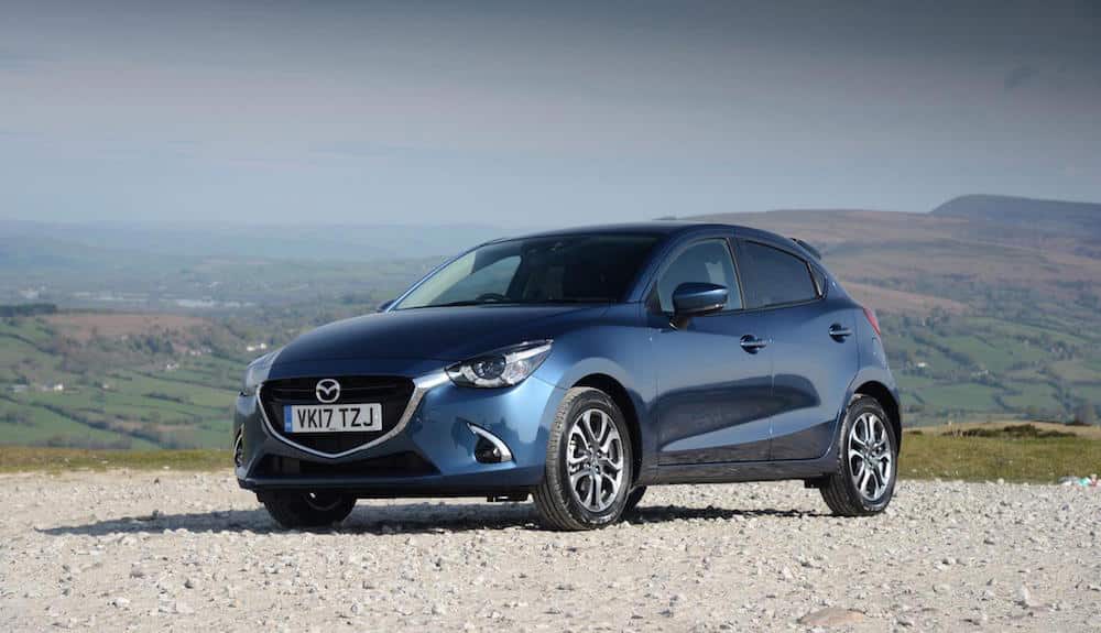Mazda 2 GT front Eternal Blue Mica (The Car Expert)
