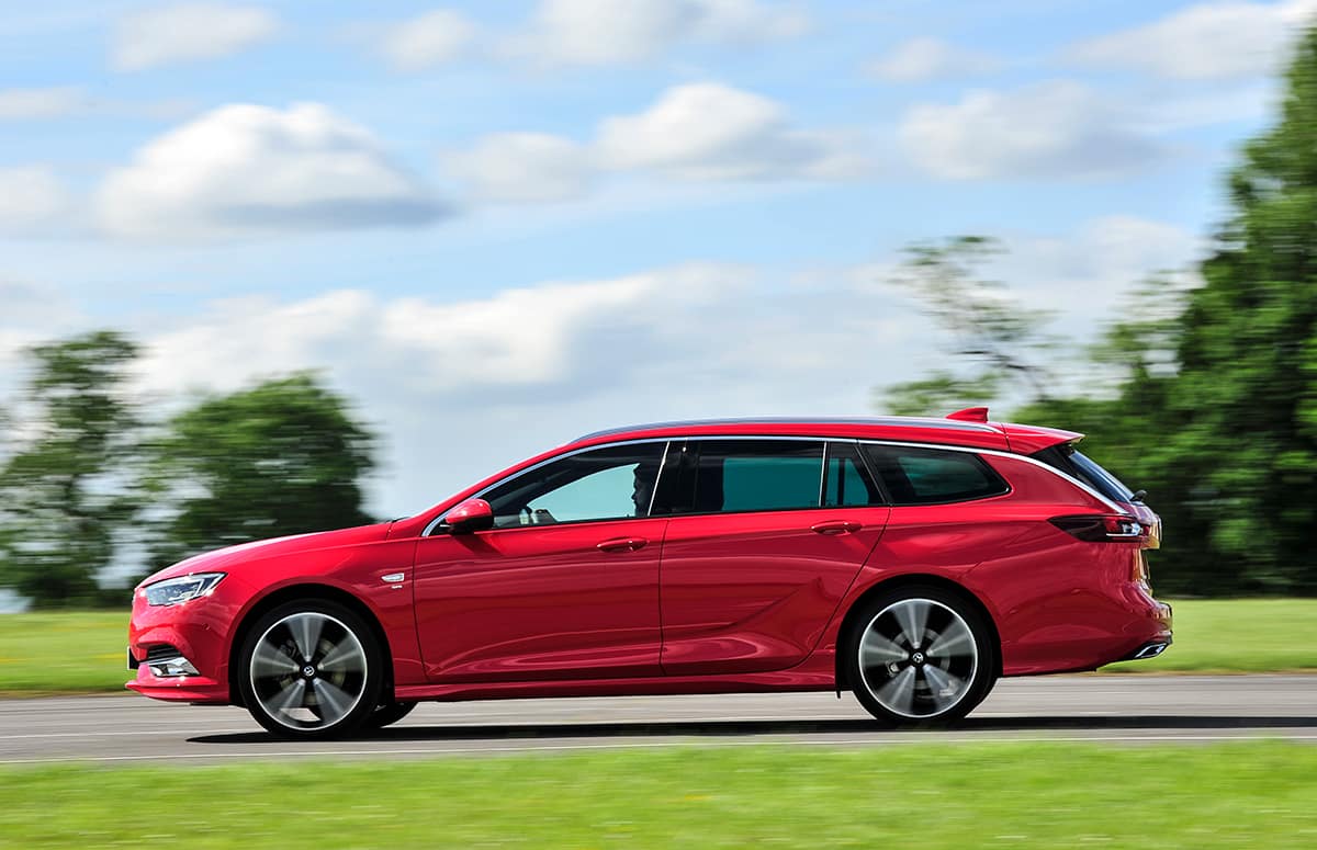 Vauxhall Insignia Sport Tourer on the road - side