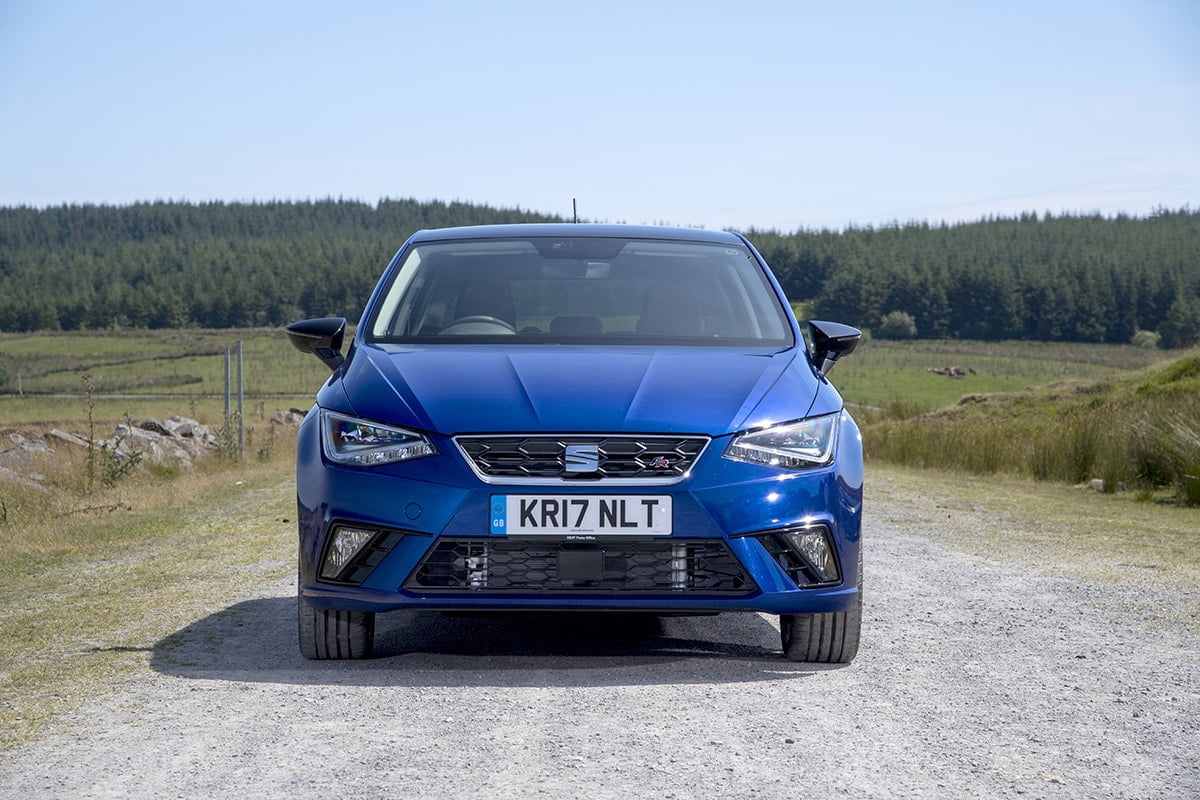 SEAT Ibiza 2017 - static front (The Car Expert)