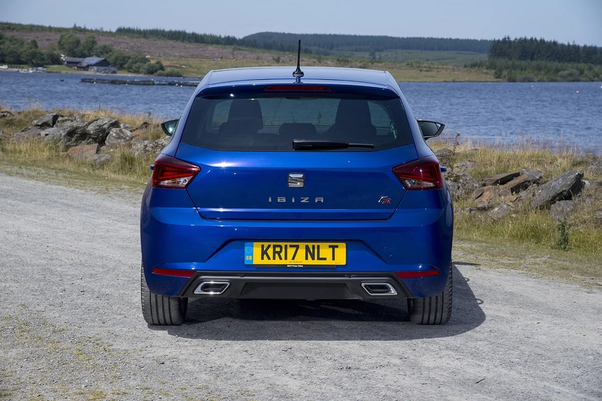 SEAT Ibiza 2017 - static rear (The Car Expert)