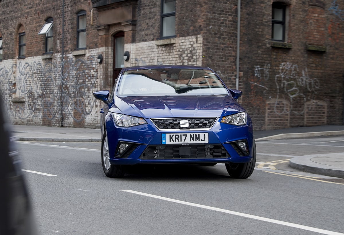 SEAT Ibiza 2017 - exiting corner (The Car Expert)