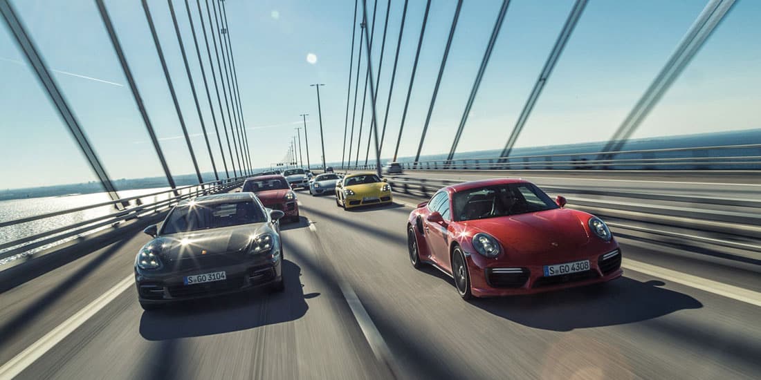 Porsche range July 2017
