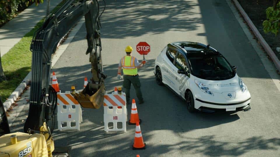 Nissan Leaf autonomous self-driving car