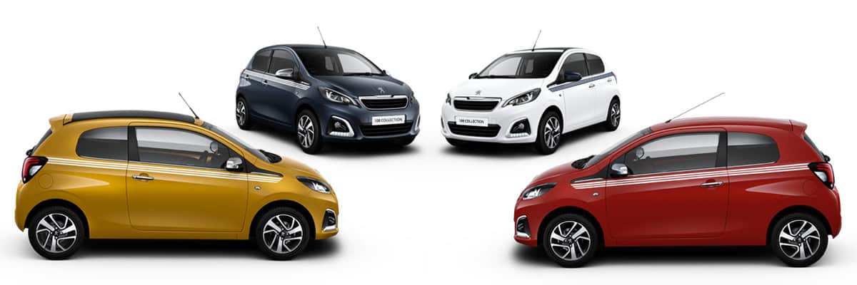 Peugeot 108 Collection colour choices