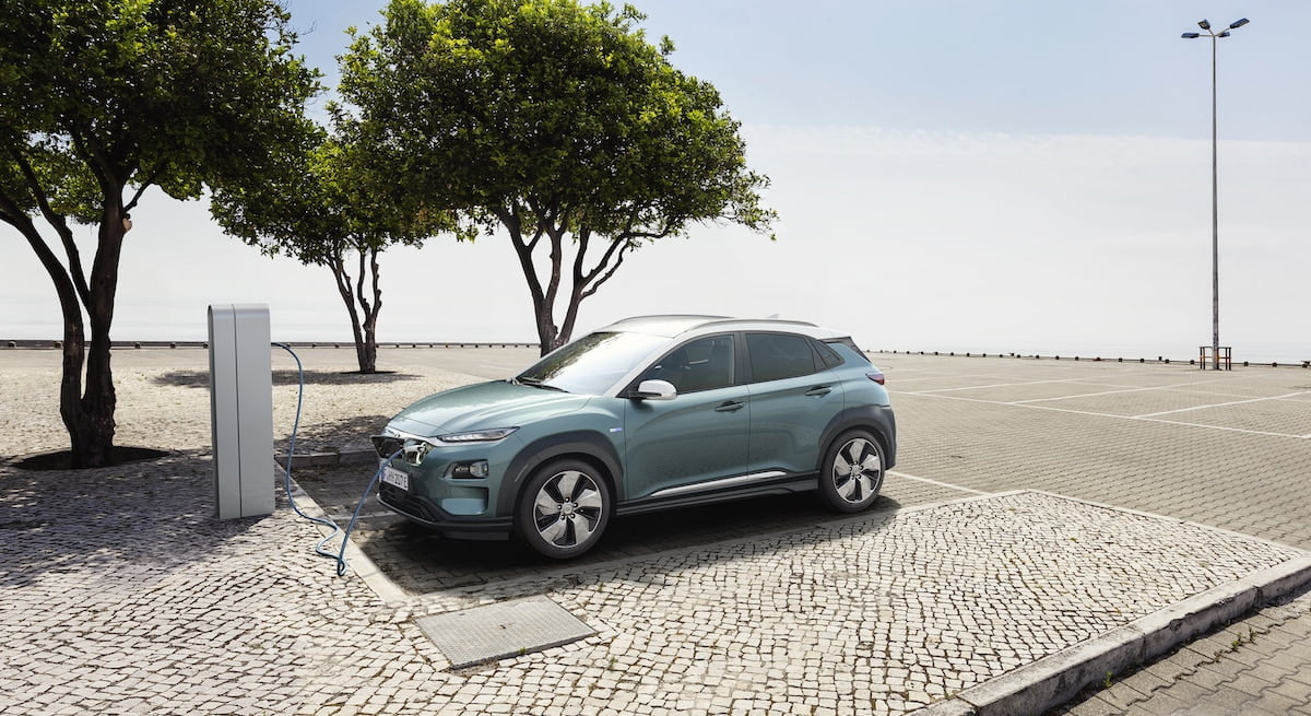 Charging the Hyundai Kona electric SUV