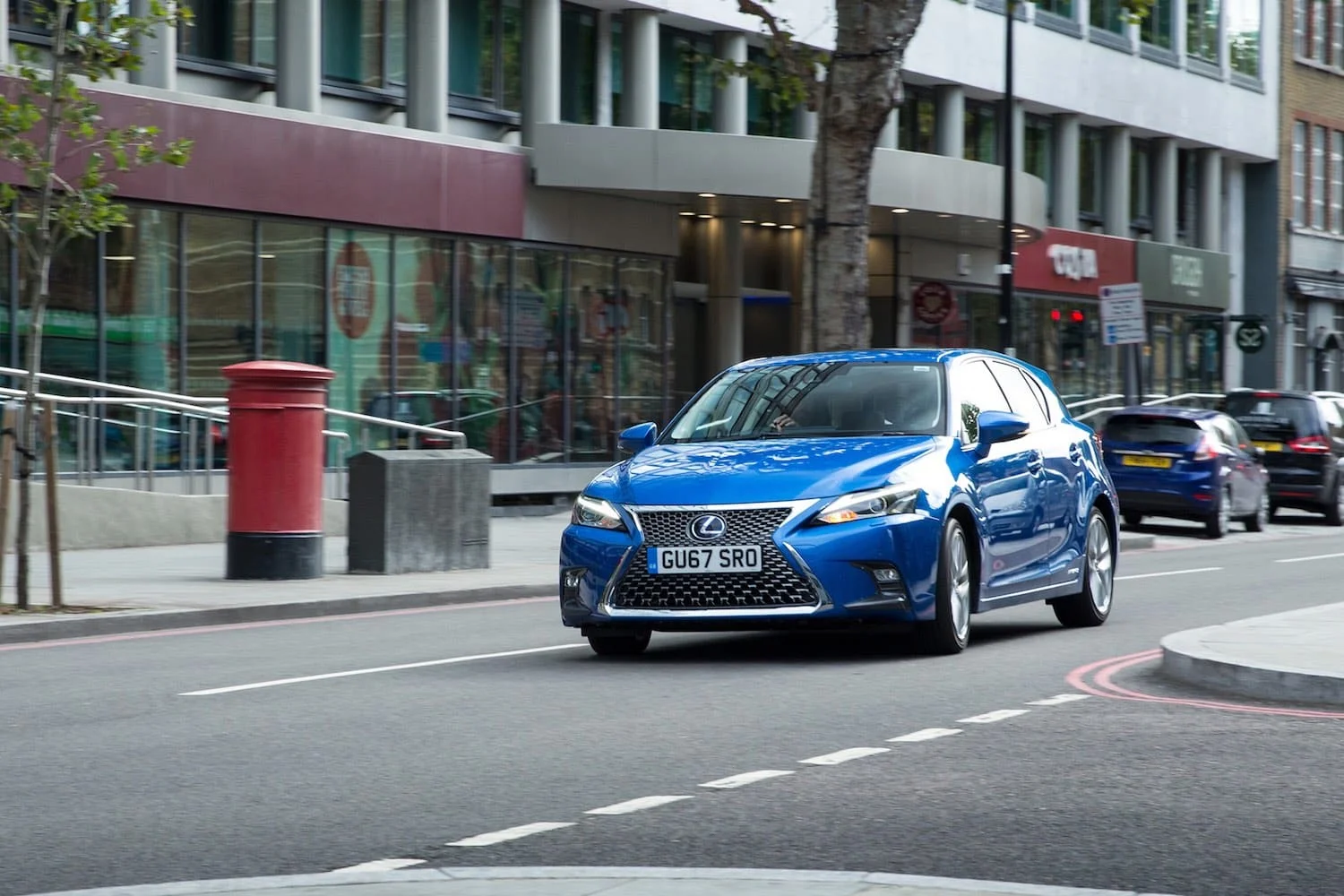 Lexus CT 200h in the city