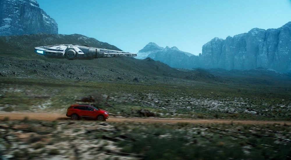 Renault Kadjar and Millennium Falcon, June 2018