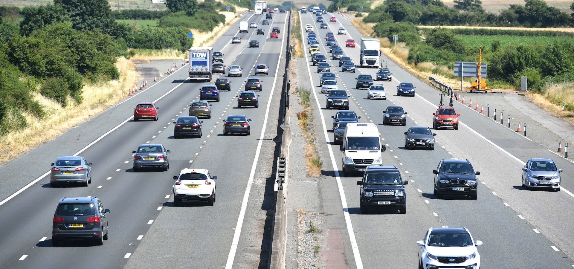 UK motorway - black box insurance
