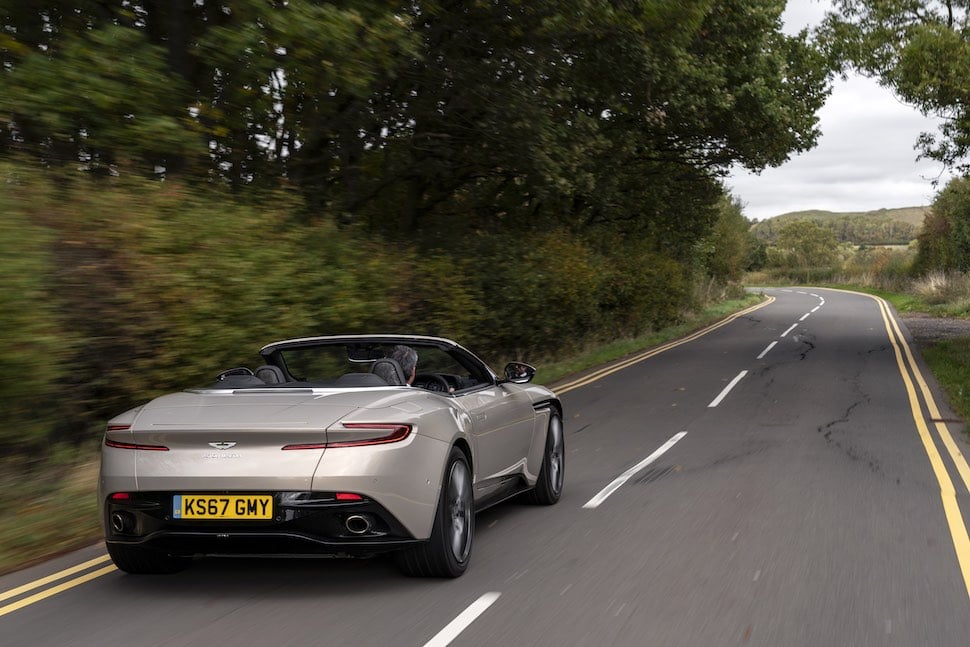 Aston Martin DB11 Volante review - on-road 2