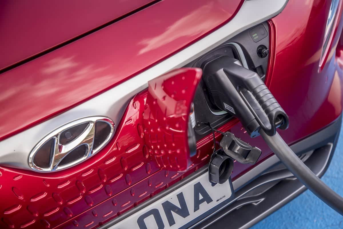 Hyundai Kona Electric plug