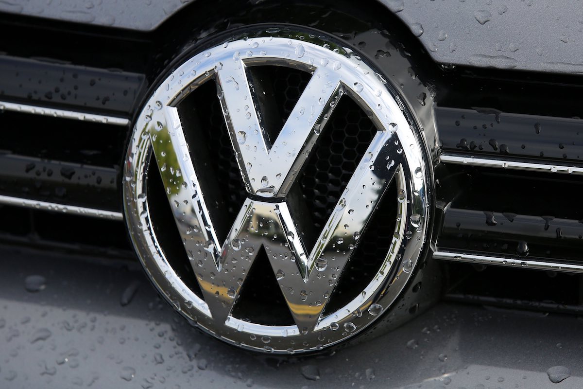 Volkswagen bonnet badge