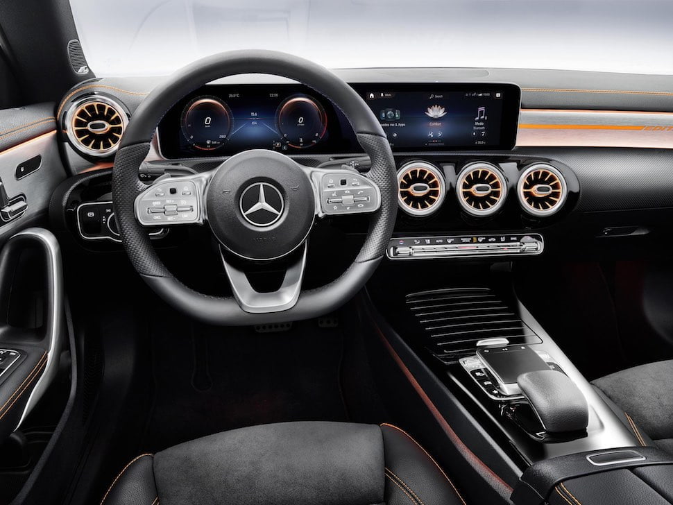 2019 Mercedes-Benz CLA dashboard