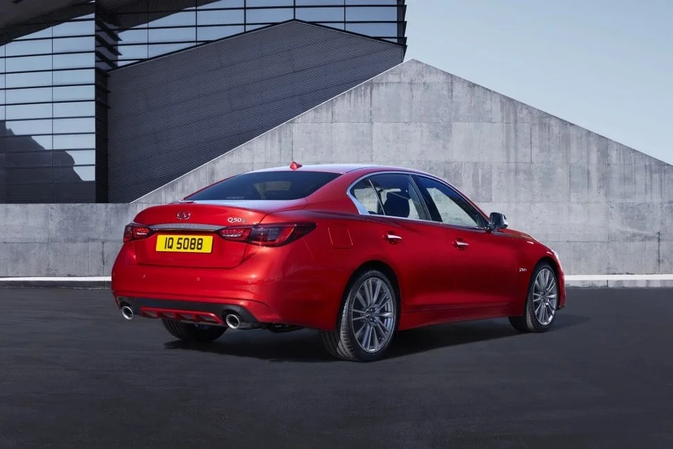 Infiniti Q50S Hybrid AWD review - rear | The Car Expert