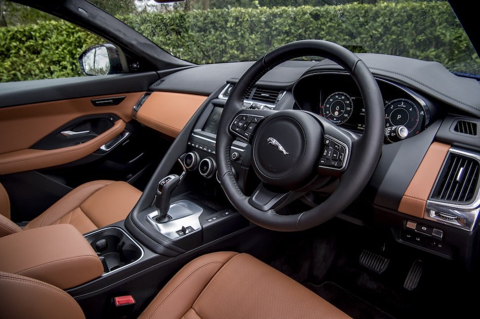Jaguar E-Pace front seats and dash | The Car Expert