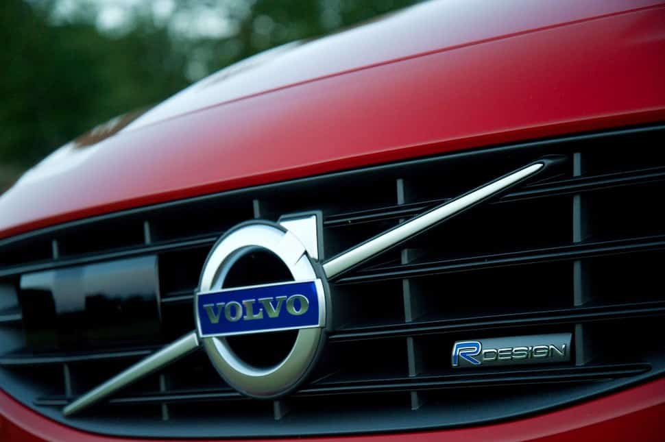 Volvo grille and badge