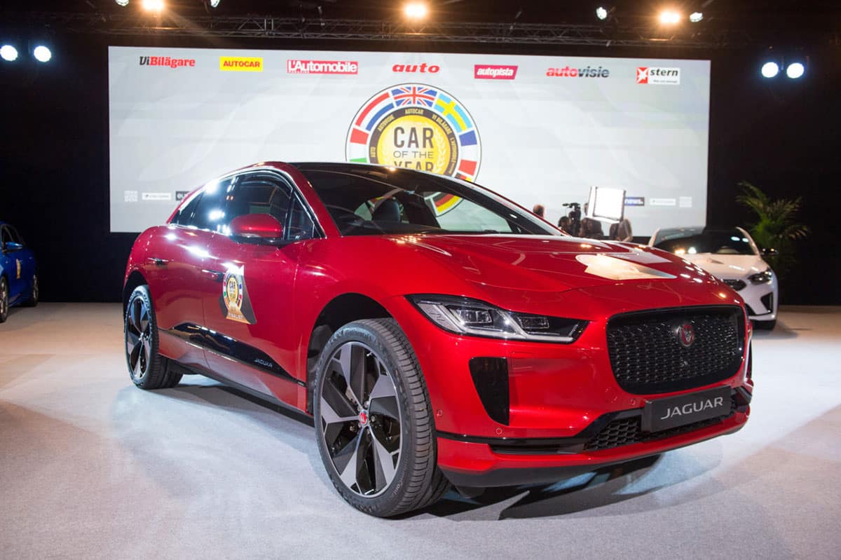 Jaguar I-Pace wins 2019 European Car of the Year