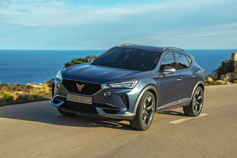 Cupra Formentor coupe SUV hits road