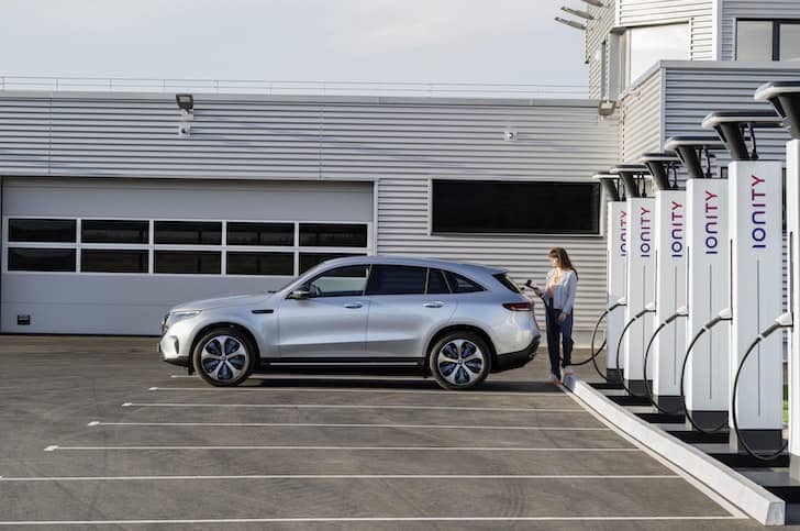 Mercedes-Benz EQC recharging | The Car Expert