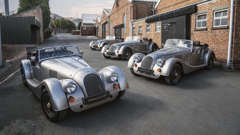 First Morgan Plus 4 70th Anniversary models completed