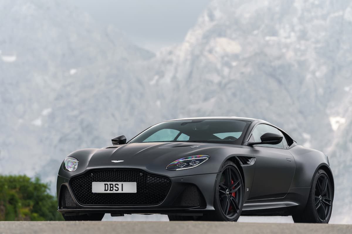 Aston Martin DBS Superleggera review - Satin Xenon Grey - front