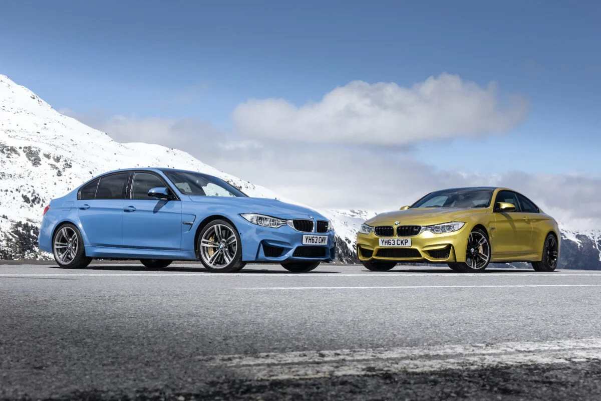 BMW M3 F80 saloon and M4 F82 coupé