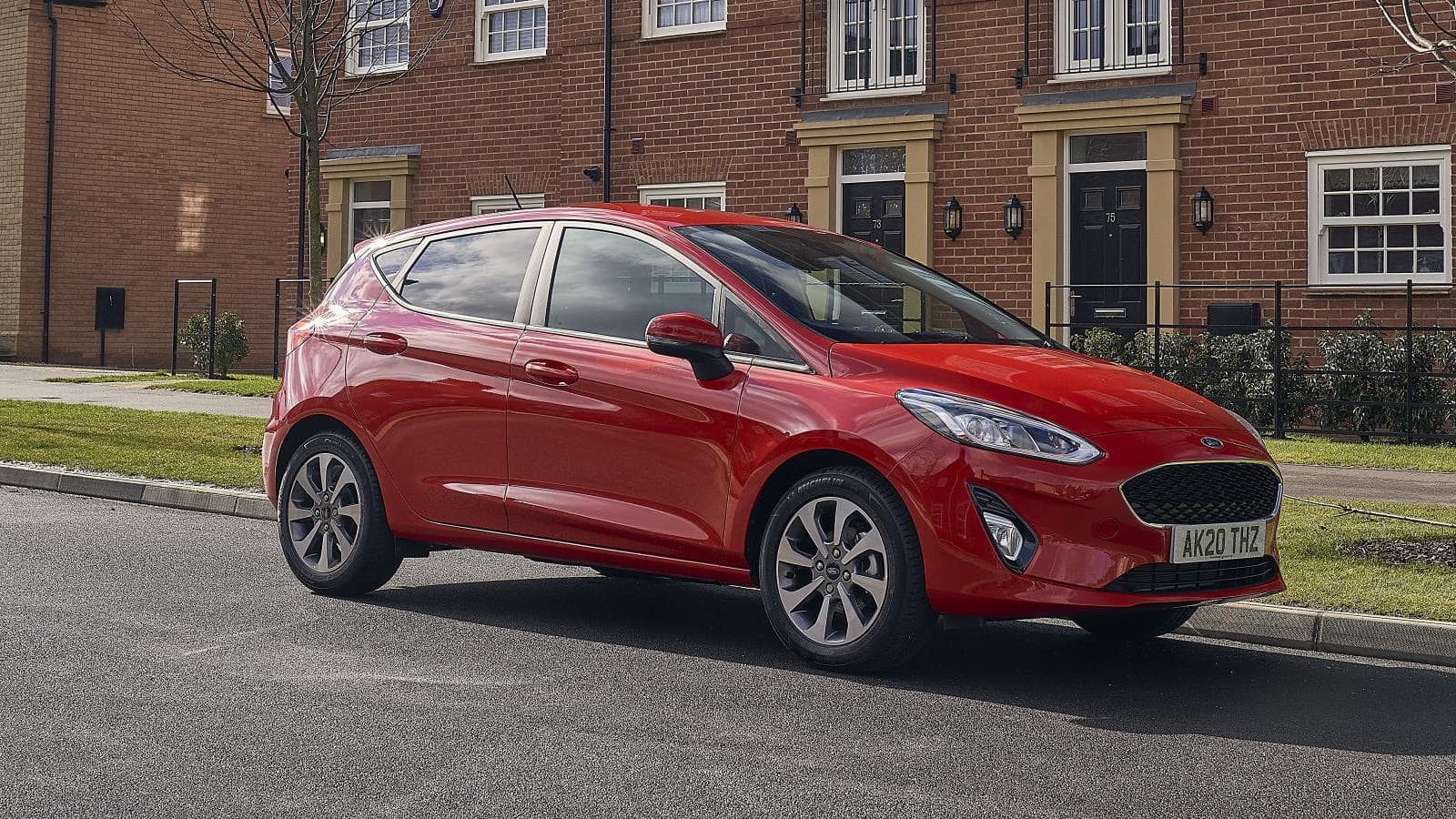 2020 Ford Fiesta, red