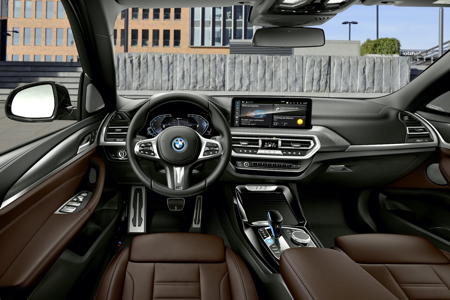 BMW iX3 (2022 facelift) – interior and dashboard