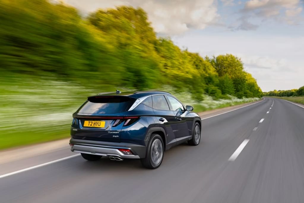 Hyundai Tucson Ultimate (2024 update) - rear, dynamic