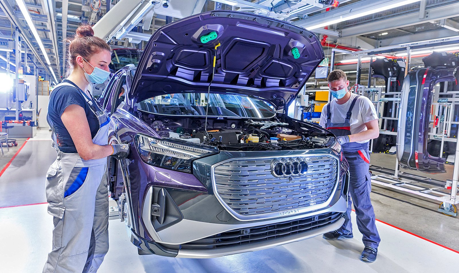 Audi Q4 etron production