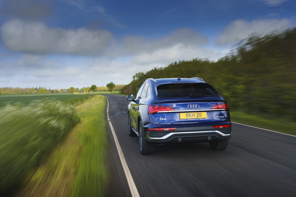 Audi Q5 Sportback road test 2021 – rear
